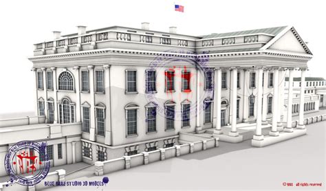 sketchup white house  model house information center