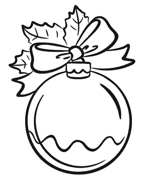 ornaments coloring pages coloring home