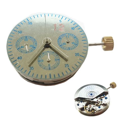 jewel  bph chronograph automatic mechanical  movement small     eta