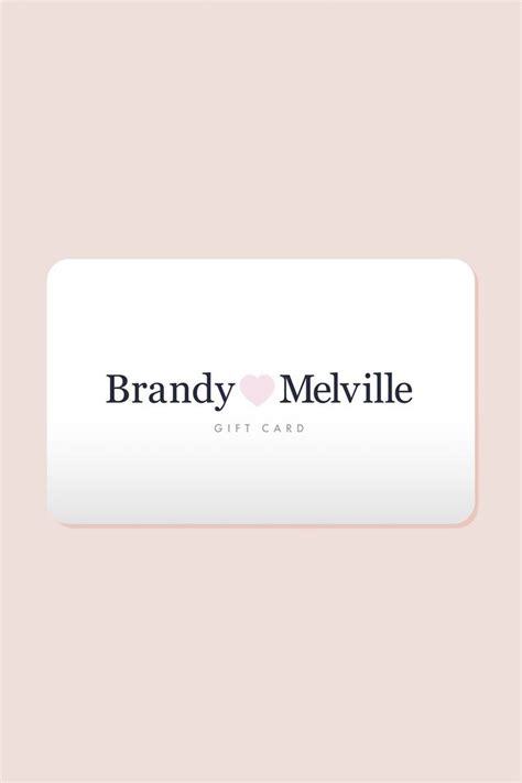 logo  brandy melville gift card   pink background