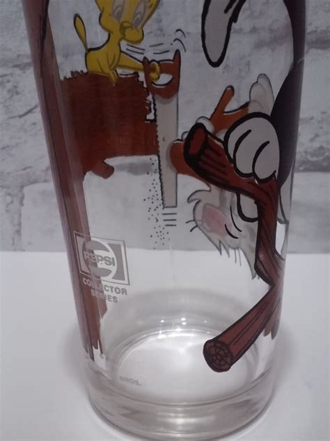 Warner Brothers Pepsi Glass 1976 Looney Tunes Taz And Daffy Duck Etsy