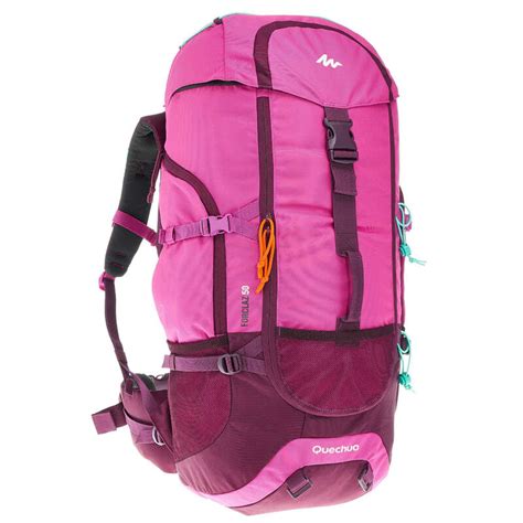 forclaz  rucksack pink purple decathlon