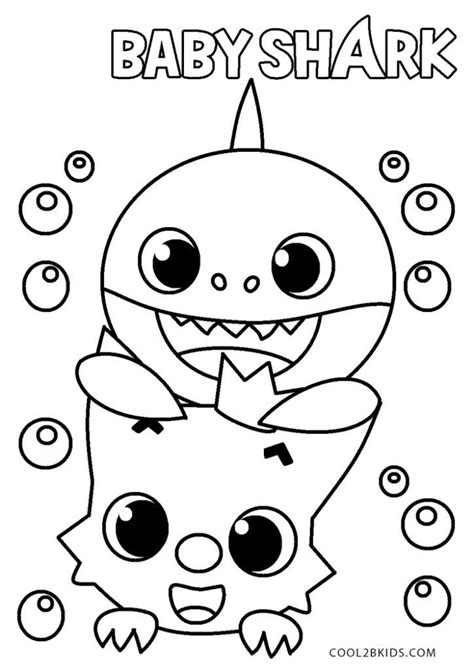 baby shark coloring pages  kids coloring pages