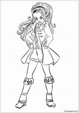 Descendants Coloring Pages Uma Wicked Evie Hook Cj Coloringpagesonly Print Colouring Color Printable Kids Book Getcolorings Disney Picturesque Da Getdrawings sketch template