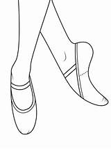 Ballet Shoes Coloring Pages Drawing Dance Shoe Pointe Supercoloring Printable Colouring Dot sketch template