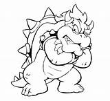 Bowser Coloring Dry Pages Getdrawings sketch template