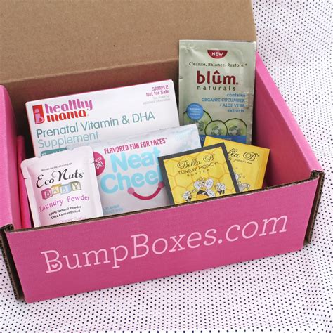 bump boxes bump box subscription boxes prenatal supplement