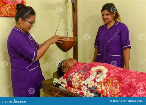 Ayurvedic Massage Treatment At Kathmandu On Nepal Editorial Image