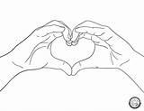Coloring Pages Hands Heart Squarespace Color Adventure sketch template