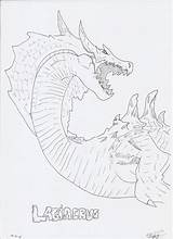 Hunter Monster Lagiacrus Deviantart sketch template