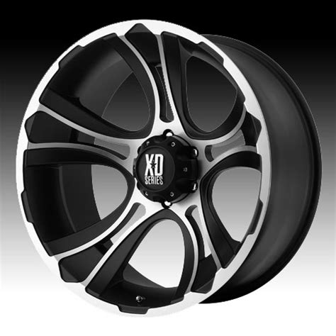 kmc xd series xd crank matte black machined custom wheels rims