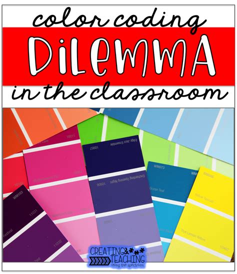 handling  color coding dilemma creating teaching