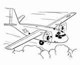 Cargo Plane Aircraft Military Colouring Pages Drawing Coloring Utility Drawings Yc Commando sketch template