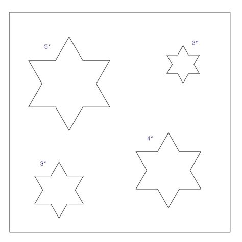 point stars template star template printable star template