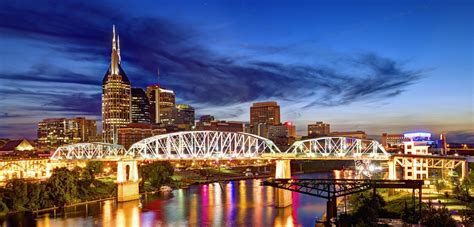 skyline  downtown nashville tennessee usa sendero consulting