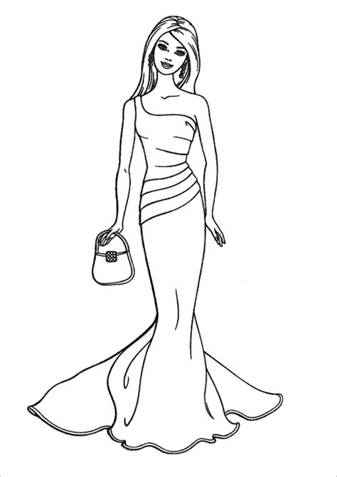 barbie princess coloring pages  coloringpages