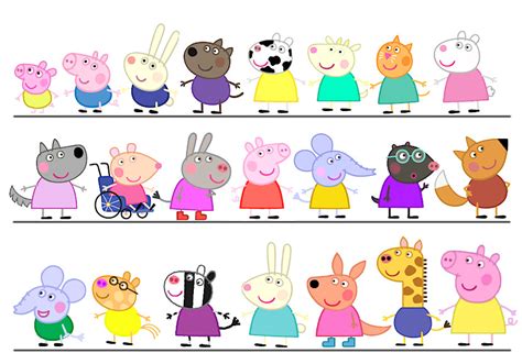 ideas  coloring peppa pig characters