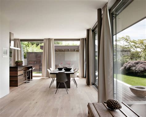meier architekten zuerich modern living room wood beige homify