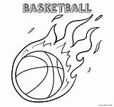 Basketball Coloring Pages Printable Kids Ball sketch template