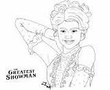 Showman Greatest Coloring Pages Wheeler Zendaya Anne Printable sketch template