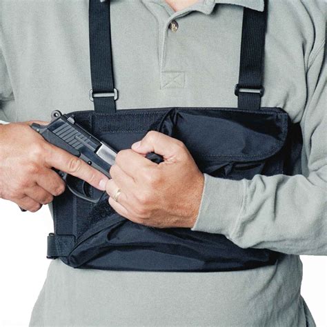 concealed carry gun chest holster  original jogger active pro gear