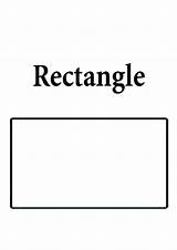 Coloring Pages Rectangle Template Shapes Print Indiaparenting sketch template
