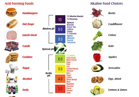 Alkaline Foods Vs Acidic Foods
