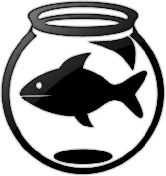 fish bowl silhouette  getdrawings