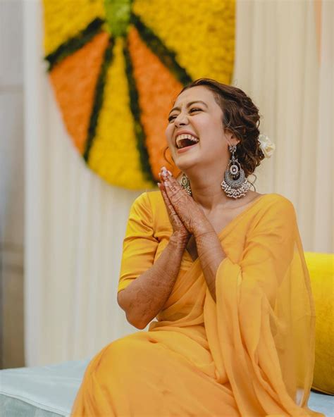 neha kakkar  happy  radiant   haldi ceremony