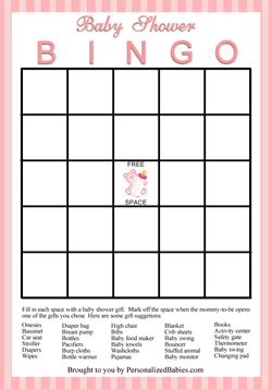 printable baby shower games personalized babies