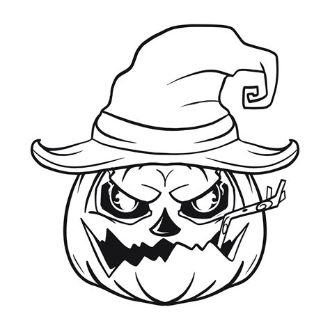 printable scary coloring pages