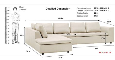 6 Photos L Shape Sofa Size In Inches And View Alqu Blog