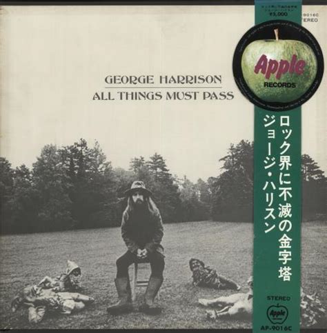 George Harrison All Things Must Pass Red Vinyl Complete Japanese