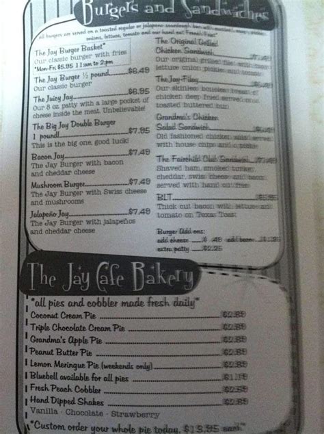 jay cafe menu menu   jay cafe needville houston urbanspoonzomato