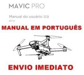 manual em portugues  drone dji mavic pro em    em mercado livre