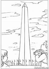 Monumento Colorkid Obelisco Maracay Waszyngtona Pomnik Estatua Ellis Cascate Niagara Libertad Kolorowanka Zjednoczone Stany Staaten Vereinigten Amerika Freiheitsstatue Amerikanische Flagge sketch template