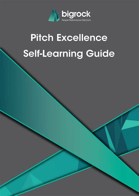pitch excellence  learning guide enhance  pitching skills today