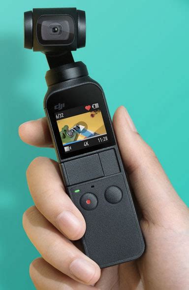 slashcam news dji osmo pocket mini  handed gimbal  integrated camera