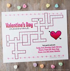 crossword crossword puzzles  valentines  pinterest