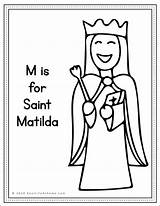 Matilda Catholic Reallifeathome sketch template