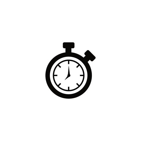 stop  timer logo icono vector ilustracion diseno plantilla