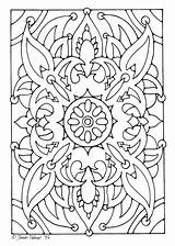 Pattern Coloring Pages Books Printable sketch template