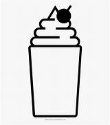 Milkshake Whipped Colouring Pinclipart sketch template