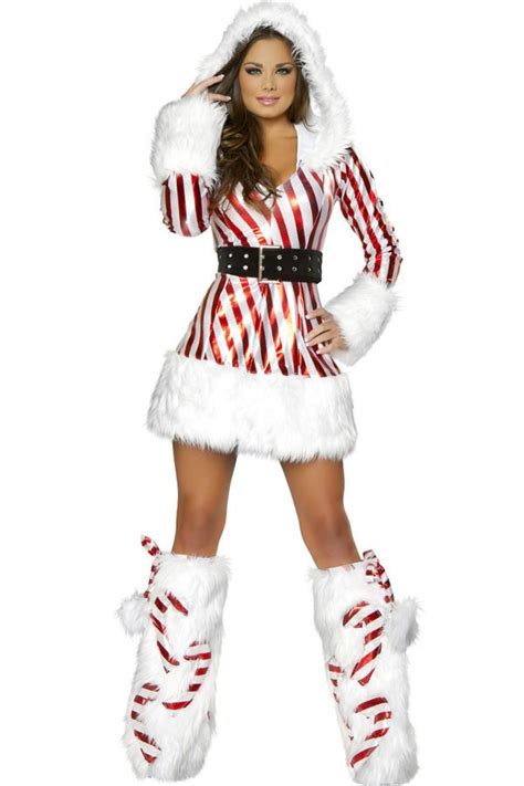 Candy Cane Outfit Woman Masterfully Diary Picture Show