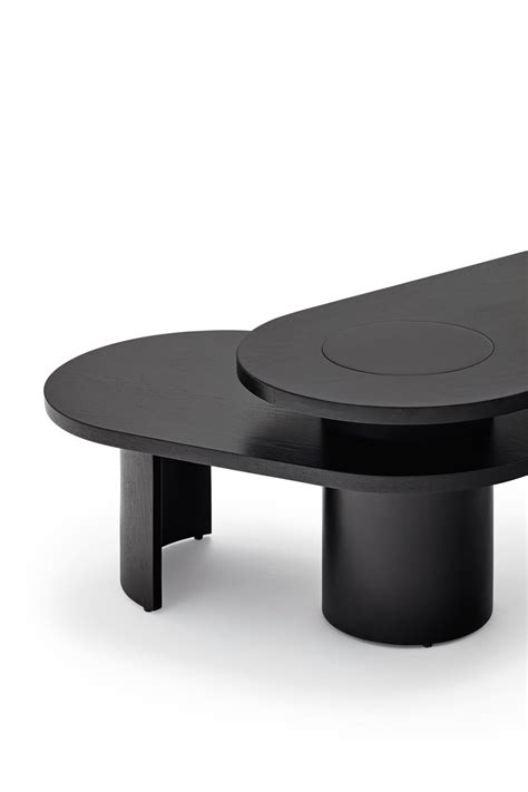black coffee table living room table stylish coffee table
