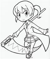 Coloring Pages Soul Eater Anime Chibi Maka Kids Cute Book Pedia Choose Board Visit Colour sketch template
