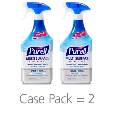 pack   purell multi surface disinfectant spray fragrance