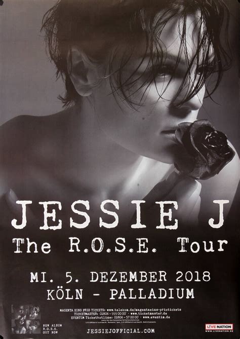Jessie J The R O S E Köln 2018 Konzertplakat 22 90