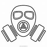 Gas Mask Coloring Pages Getcolorings Getdrawings sketch template