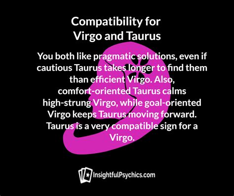 is virgo compatible with taurus is virgo compatible with